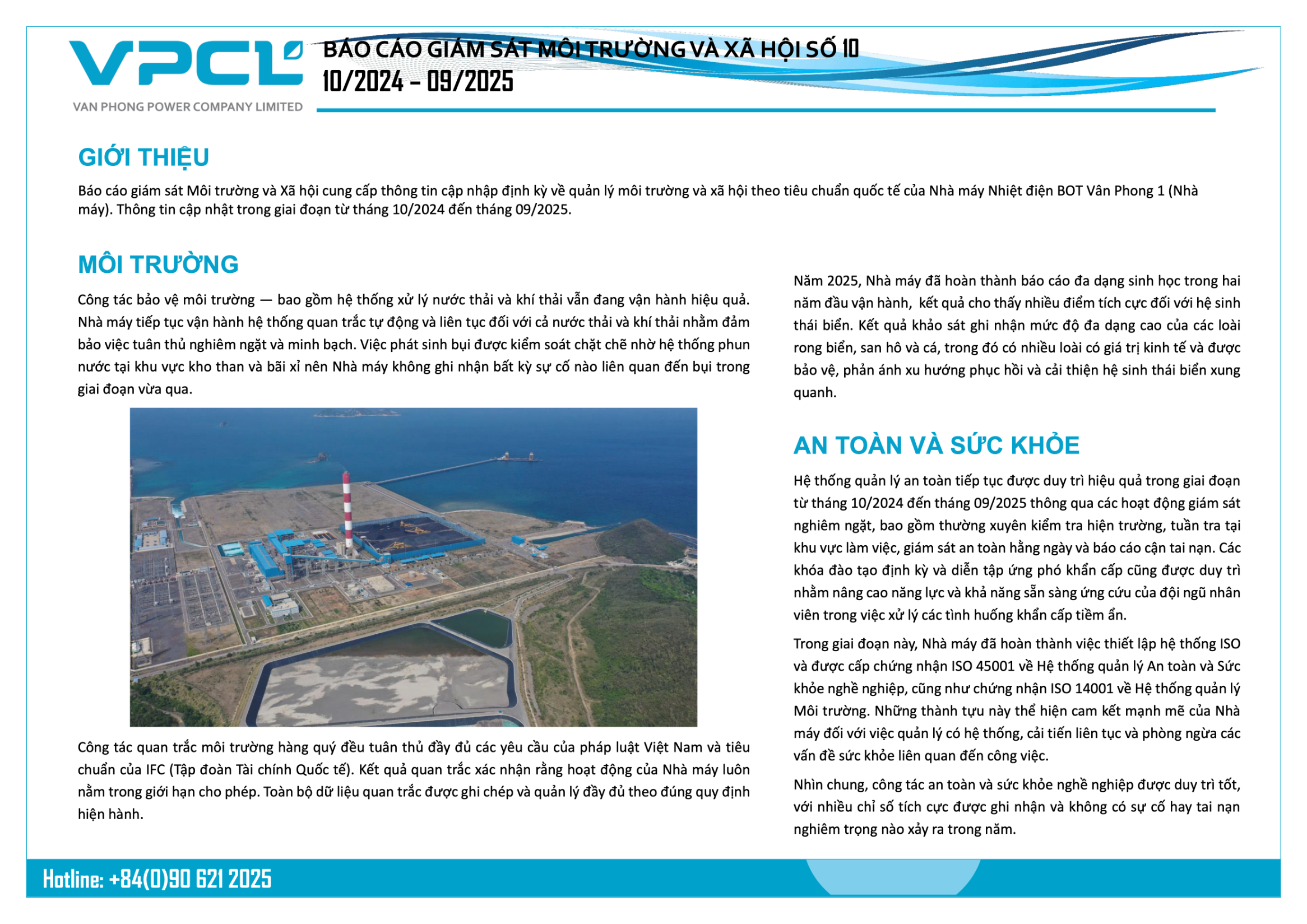 Environmental and Social Monitoring Report October 2024 – September 2025